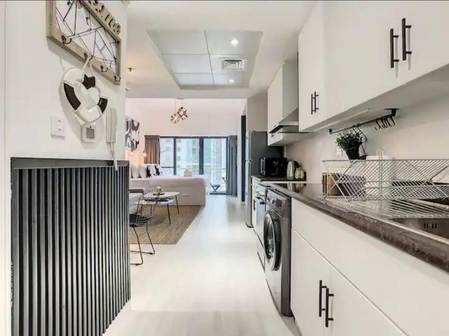 Luxury Modern Studio In Jlt With Amazing View & Rooftop Pool - Sleeps 3 ドバイ エクステリア 写真